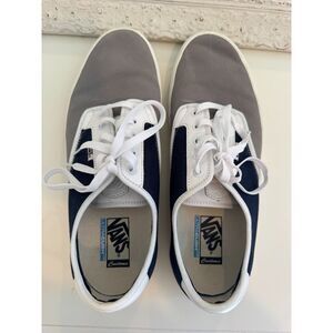 Vans Custom Lace Up Shoes Suede Cush Size 13 Grey